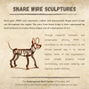 Snare Wire Warthog Sculpture
