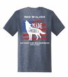Red Wolves Made in America Tee - Indigo