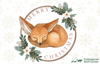 Fennec Fox Christmas Card