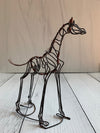Snare Wire Giraffe Sculpture